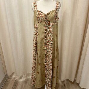 heyson - Floral Corduroy Midi Dress